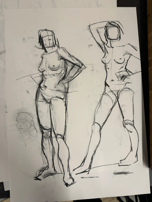 Life Drawing with Ellie Andrews 3 Week Course - April